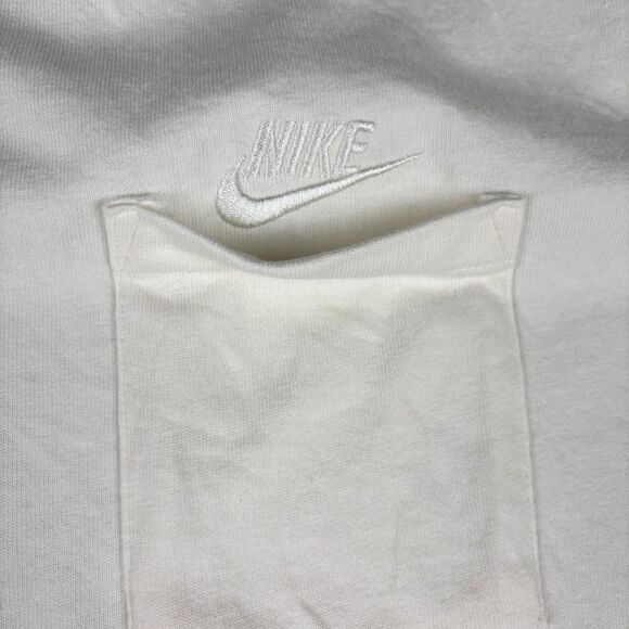 Nike Sportswear The Nike Tee Max 90 Long Sleeve Mens L Off White Cream Shirt EUC - Picture 7 of 13